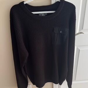 Brooks Men's Dark Sweater with Pocket